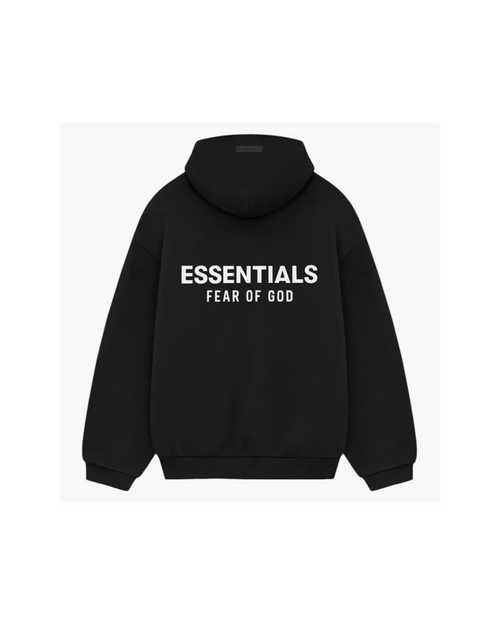 Fear of God Essentials Hoodie Black FW24